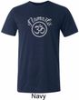 Mens Yoga Shirt Namaste Om Tri Blend Crewneck Shirt