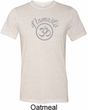 Mens Yoga Shirt Namaste Om Tri Blend Crewneck Shirt