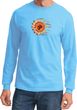 Mens Yoga Shirt Ohm Sun Long Sleeve Tee T-Shirt