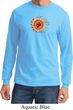 Mens Yoga Shirt Ohm Sun Long Sleeve Tee T-Shirt