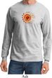 Mens Yoga Shirt Ohm Sun Long Sleeve Tee T-Shirt