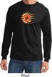 Mens Yoga Shirt Ohm Sun Long Sleeve Tee T-Shirt