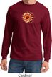 Mens Yoga Shirt Ohm Sun Long Sleeve Tee T-Shirt
