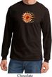 Mens Yoga Shirt Ohm Sun Long Sleeve Tee T-Shirt