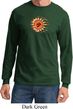 Mens Yoga Shirt Ohm Sun Long Sleeve Tee T-Shirt