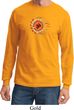 Mens Yoga Shirt Ohm Sun Long Sleeve Tee T-Shirt
