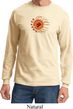 Mens Yoga Shirt Ohm Sun Long Sleeve Tee T-Shirt