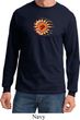 Mens Yoga Shirt Ohm Sun Long Sleeve Tee T-Shirt