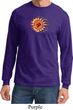 Mens Yoga Shirt Ohm Sun Long Sleeve Tee T-Shirt