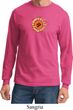 Mens Yoga Shirt Ohm Sun Long Sleeve Tee T-Shirt