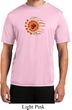 Mens Yoga Shirt Ohm Sun Moisture Wicking Tee T-Shirt