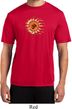 Mens Yoga Shirt Ohm Sun Moisture Wicking Tee T-Shirt