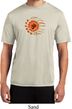 Mens Yoga Shirt Ohm Sun Moisture Wicking Tee T-Shirt