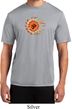 Mens Yoga Shirt Ohm Sun Moisture Wicking Tee T-Shirt