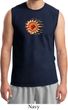 Mens Yoga Shirt Ohm Sun Muscle Tee T-Shirt