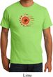 Mens Yoga Shirt Ohm Sun Organic Tee T-Shirt