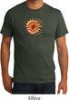 Mens Yoga Shirt Ohm Sun Organic Tee T-Shirt