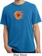 Mens Yoga Shirt Ohm Sun Pigment Dyed Tee T-Shirt