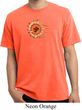 Mens Yoga Shirt Ohm Sun Pigment Dyed Tee T-Shirt