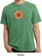 Mens Yoga Shirt Ohm Sun Pigment Dyed Tee T-Shirt