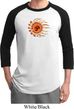 Mens Yoga Shirt Ohm Sun Raglan Tee T-Shirt