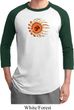 Mens Yoga Shirt Ohm Sun Raglan Tee T-Shirt