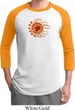 Mens Yoga Shirt Ohm Sun Raglan Tee T-Shirt
