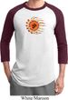 Mens Yoga Shirt Ohm Sun Raglan Tee T-Shirt
