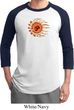 Mens Yoga Shirt Ohm Sun Raglan Tee T-Shirt