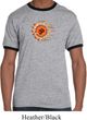Mens Yoga Shirt Ohm Sun Ringer Tee T-Shirt