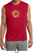 Mens Yoga Shirt Ohm Sun Sleeveless Moisture Wicking Tee