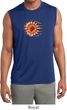 Mens Yoga Shirt Ohm Sun Sleeveless Moisture Wicking Tee