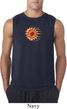 Mens Yoga Shirt Ohm Sun Sleeveless Tee T-Shirt
