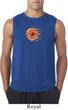 Mens Yoga Shirt Ohm Sun Sleeveless Tee T-Shirt