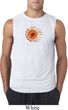 Mens Yoga Shirt Ohm Sun Sleeveless Tee T-Shirt