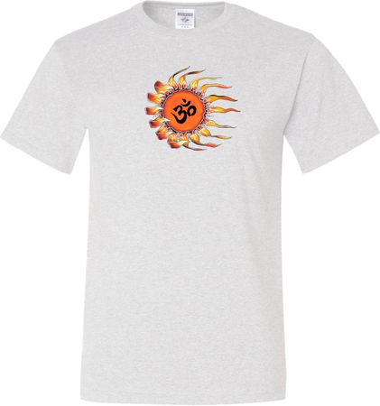 Mens Yoga Shirt Ohm Sun Tall Tee T-Shirt
