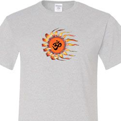 Mens Yoga Shirt Ohm Sun Tall Tee T-Shirt