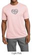 Mens Yoga Shirt OM Heart Moisture Wicking Tee T-Shirt