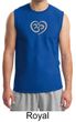 Mens Yoga Shirt OM Heart Muscle Tee T-Shirt