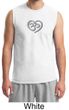 Mens Yoga Shirt OM Heart Muscle Tee T-Shirt