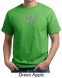 Mens Yoga Shirt OM Heart Organic Tee T-Shirt
