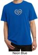 Mens Yoga Shirt OM Heart Pigment Dyed Tee T-Shirt