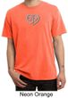 Mens Yoga Shirt OM Heart Pigment Dyed Tee T-Shirt