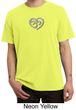 Mens Yoga Shirt OM Heart Pigment Dyed Tee T-Shirt