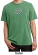 Mens Yoga Shirt OM Heart Pigment Dyed Tee T-Shirt
