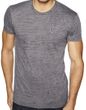 Mens Yoga Shirt OM Heart Pocket Print Burnout Tee T-Shirt