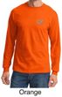 Mens Yoga Shirt OM Heart Pocket Print Long Sleeve Tee T-Shirt
