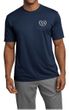 Mens Yoga Shirt OM Heart Pocket Print Moisture Wicking Tee T-Shirt