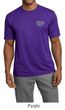 Mens Yoga Shirt OM Heart Pocket Print Moisture Wicking Tee T-Shirt