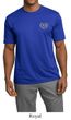 Mens Yoga Shirt OM Heart Pocket Print Moisture Wicking Tee T-Shirt